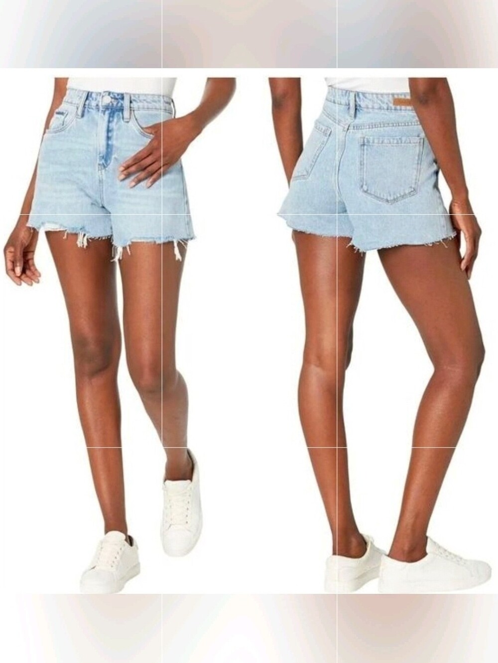 Blank NYC 10 30 NWOT Reeve Ultra High-Rise Cutoff Shorts Denim Womens Distressed